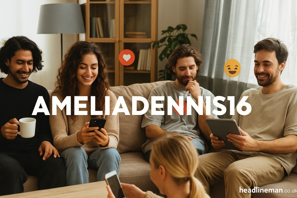 A creative team collaborating in a luxurious modern office environment, symbolizing the digital identity and community-building essence of ameliadennis16.