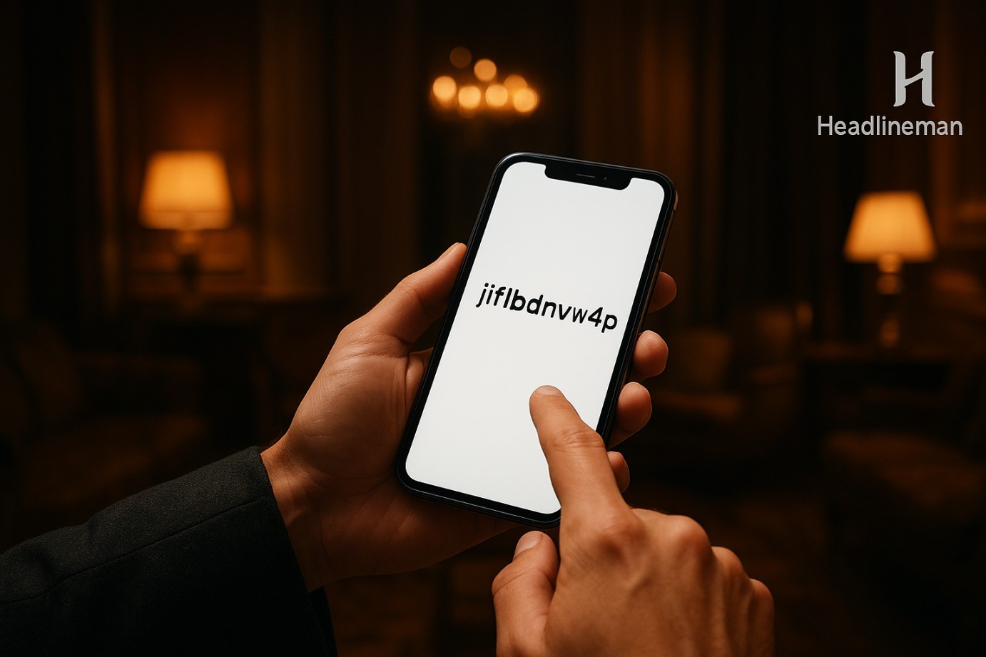 Illustration of jiflbdnvw4p as a unique digital identifier in URLs, apps, and tracking systems