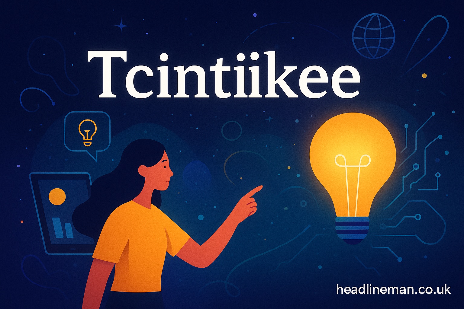 Tcintikee creative concept visualizing digital innovation and collaborative imagination