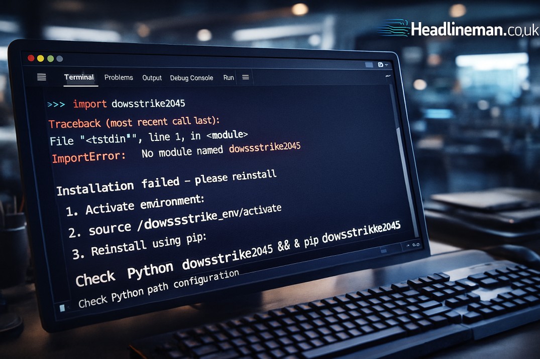 Software Dowsstrike2045 Python interface with cybersecurity tools, automation, and data analysis dashboards — Headlineman.co.uk