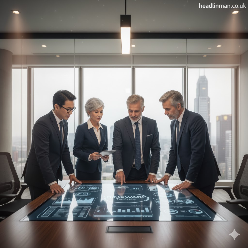 Innovative Timewarp TaskUs 2025 interface highlighting AI task management and productivity tools