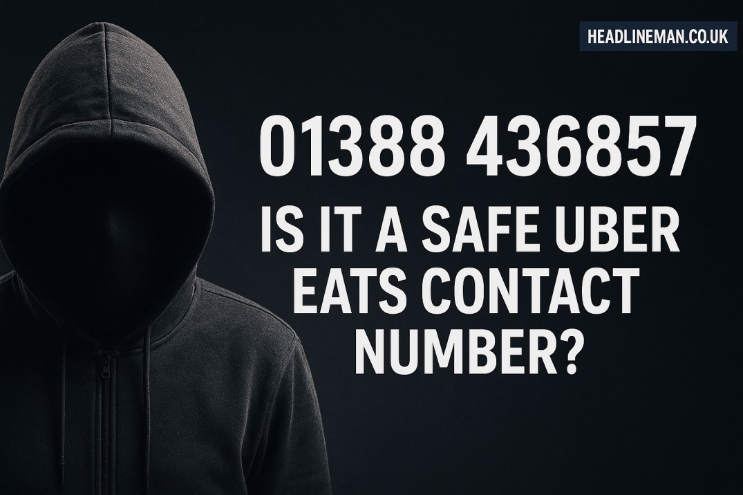 01388 436857 phone call explained – Uber Eats guide by Headlineman.co.uk