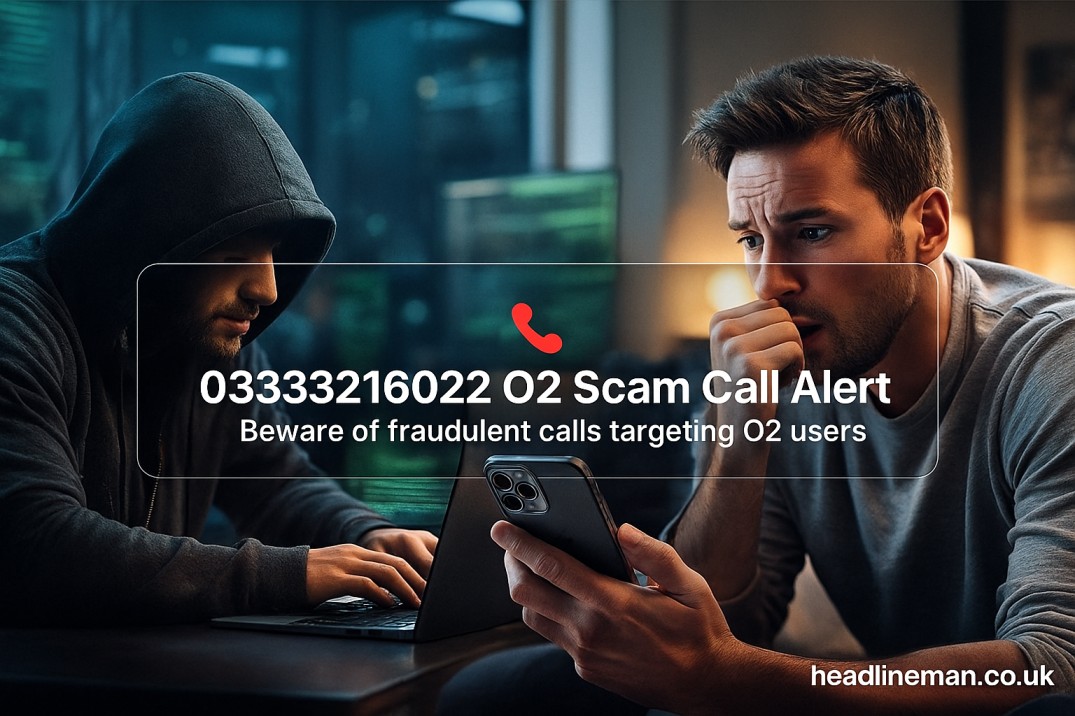 Protect yourself from 03333216022 O2 scam calls with tips from Headlineman.co.uk