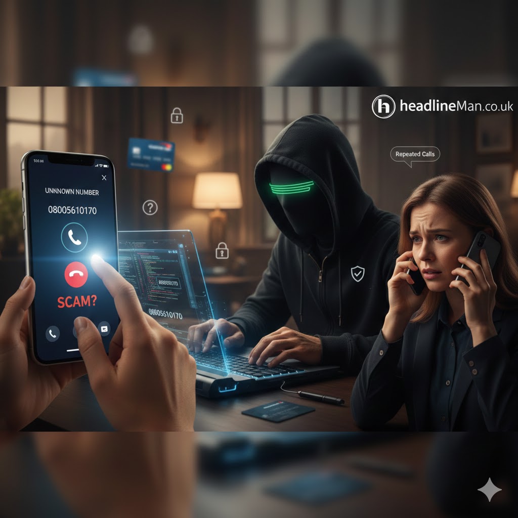 08005610170 phone number alert and Capital One call safety guide – Headlineman.co.uk