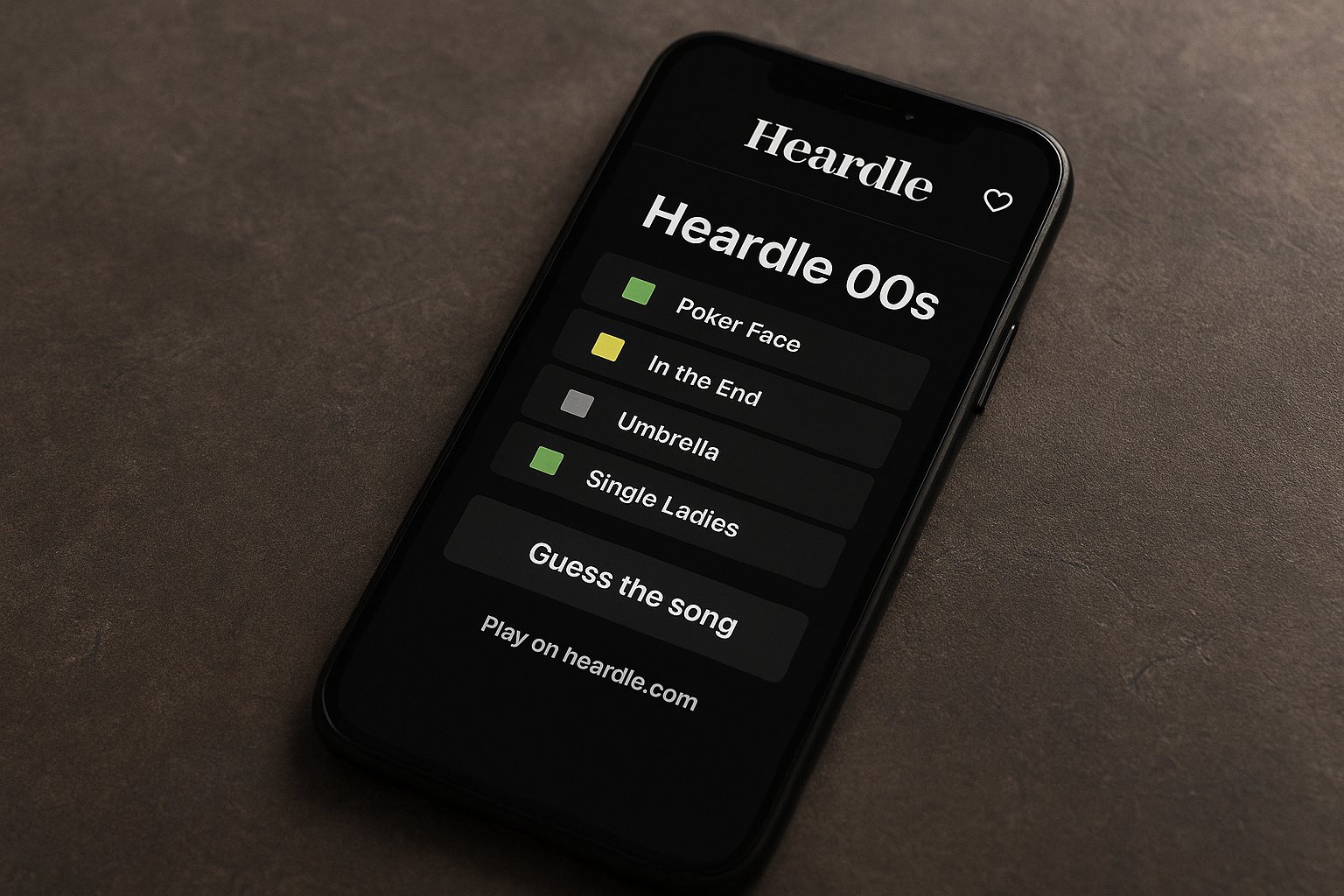 Heardle 00s game with iconic 2000s songs on Headlineman.co.uk