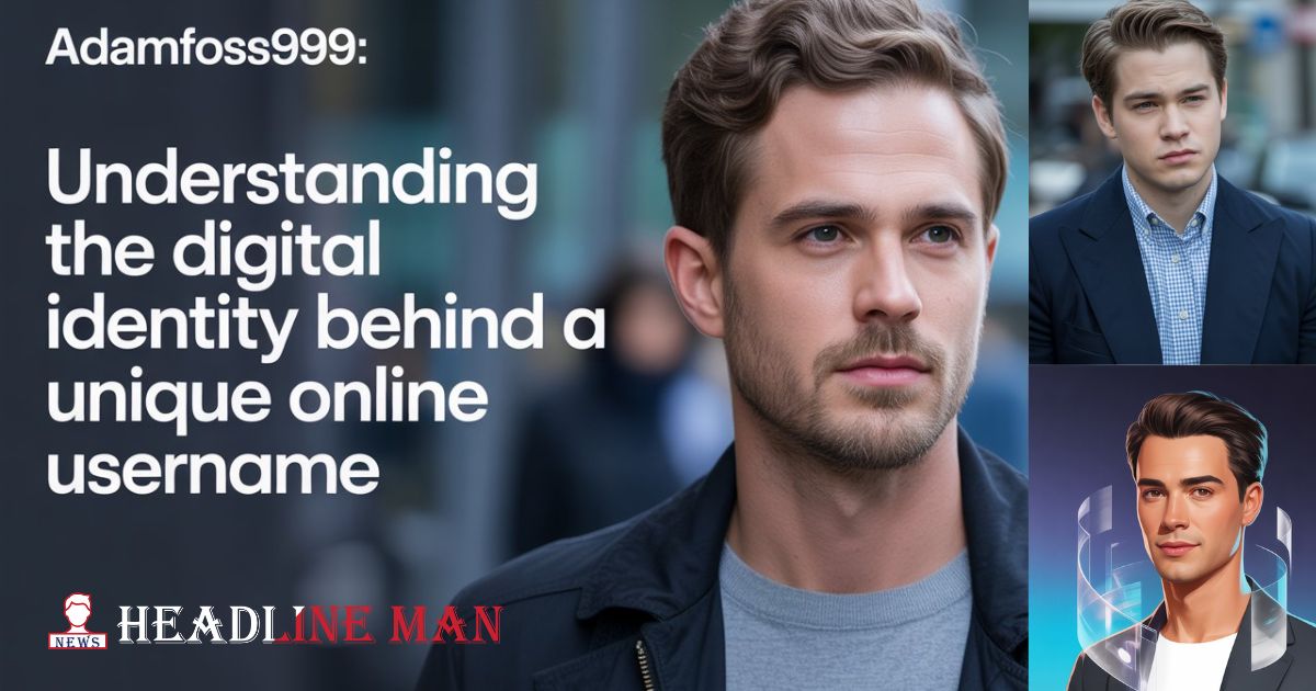 Adamfoss999 digital identity symbolizing online visibility and consistent username branding Headlineman.co.uk