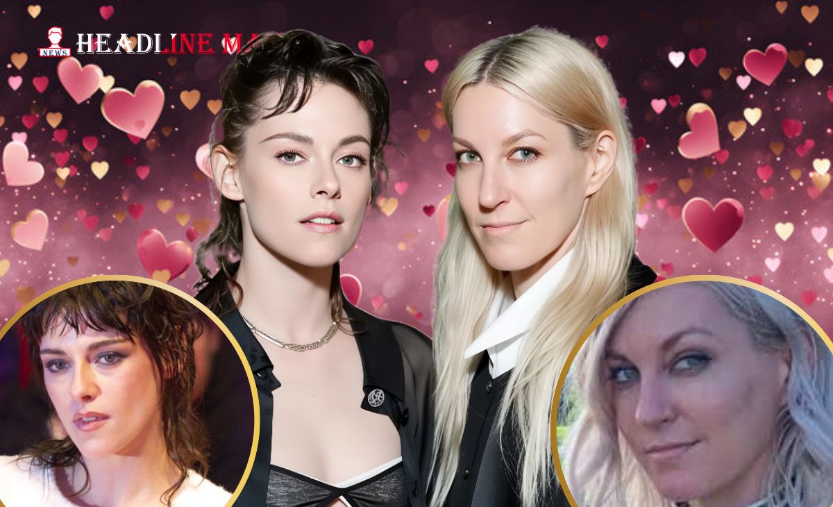 Dylan Meyer and Kristen Stewart engaged couple smiling together at Hollywood event - Headlineman.co.uk exclusive biography coverage