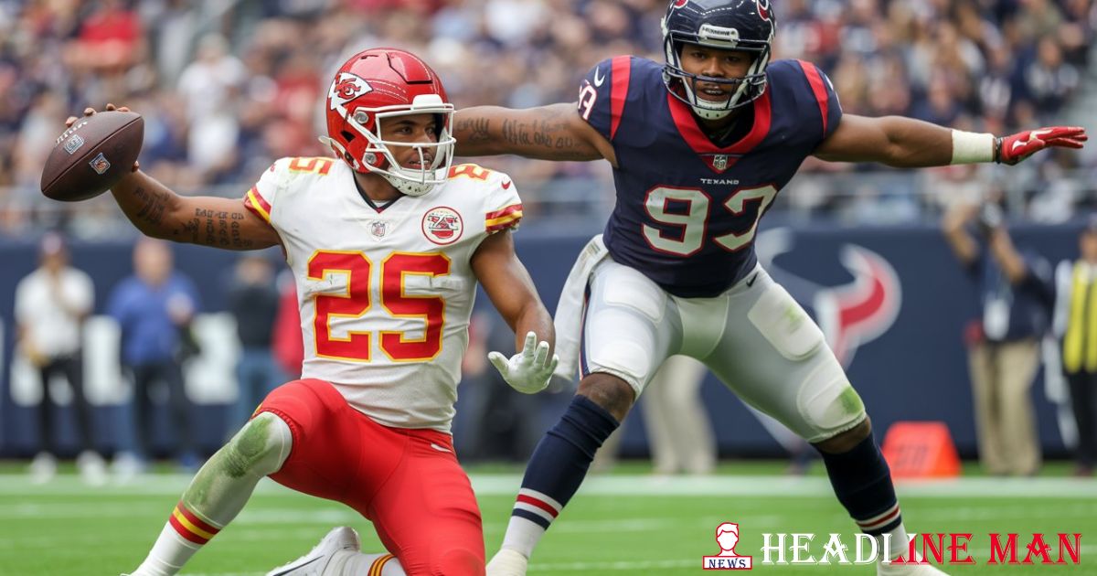Kansas City Chiefs vs Texans match player stats showing top performances, turnovers, and key plays – Headlineman.co.uk