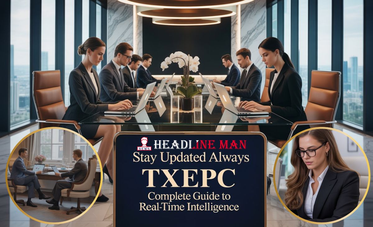 Professional reviewing real-time TXEPC updates on laptop to stay updated always TXEPC - Headlineman.co.uk guide